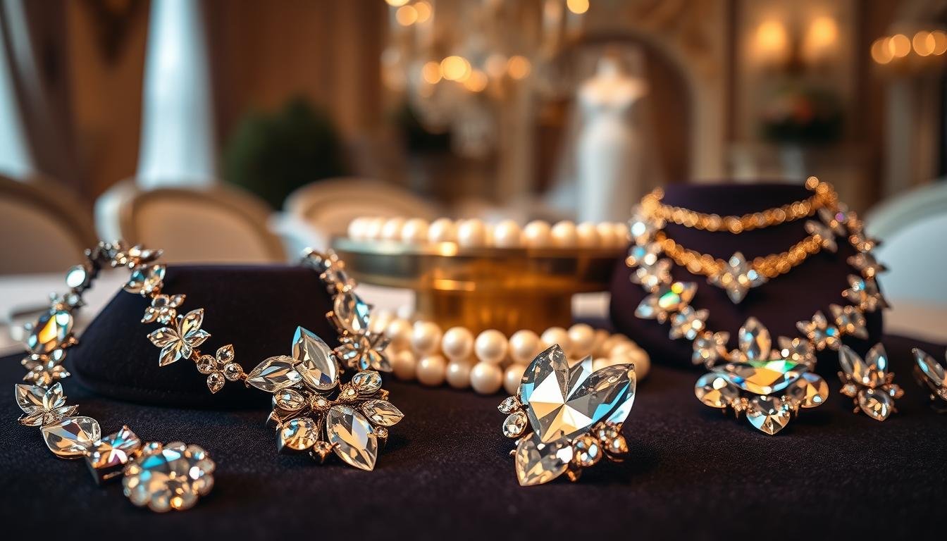 crystal necklaces for weddings