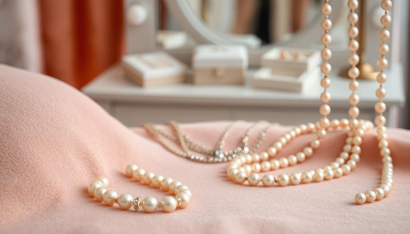 styling pearl necklaces